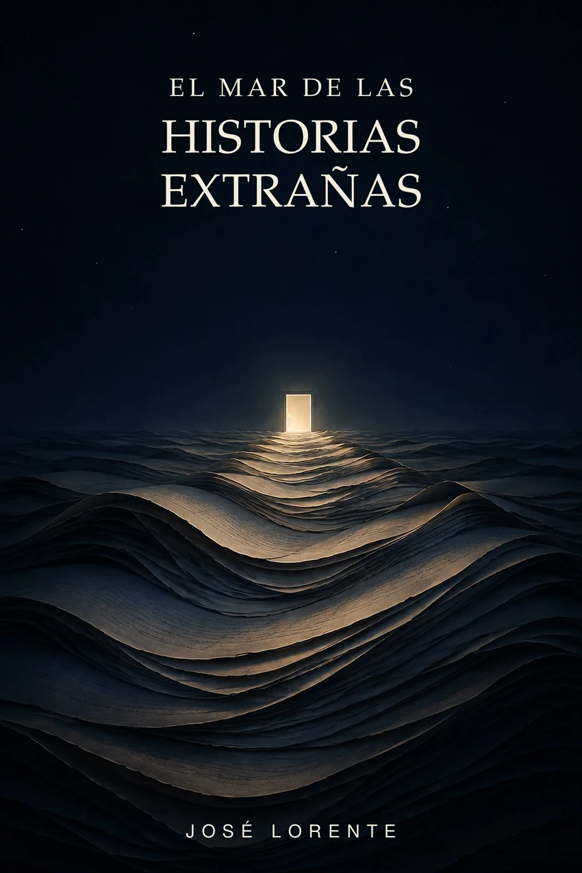 Portada oficial de El mar de las historias extrañas, de José Lorente
